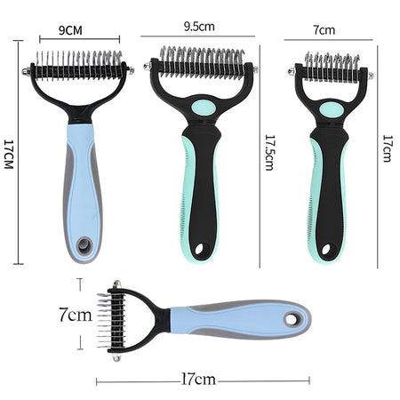 Brosse démêlante et coupe-nœud pour chien et chat