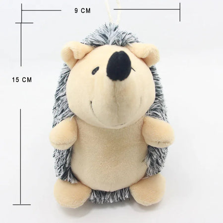 Peluche hérisson sonore pour chiot et petit chien