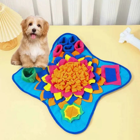 Pet Sniffing Training Mat Dogs Cats Educational Stress Relief Bite Resistant Slow Food Mat Pets Eco-friendly Training Blanket